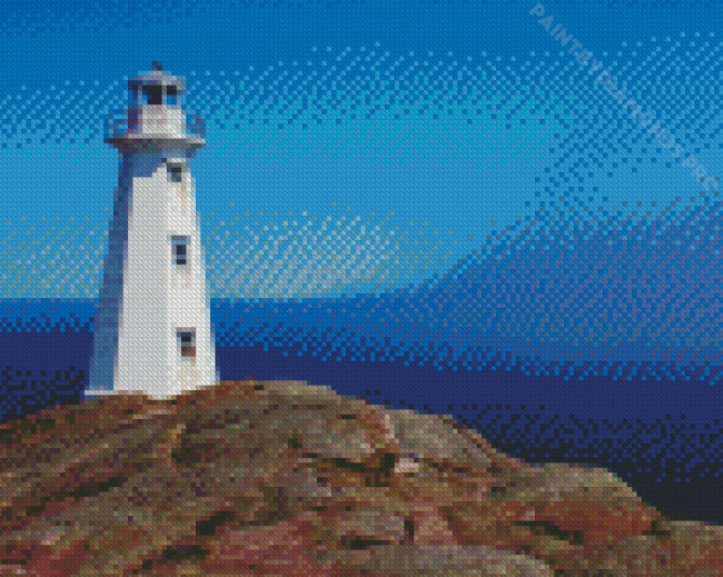 Cape Spear Lighthouse Canada Diamond Painting