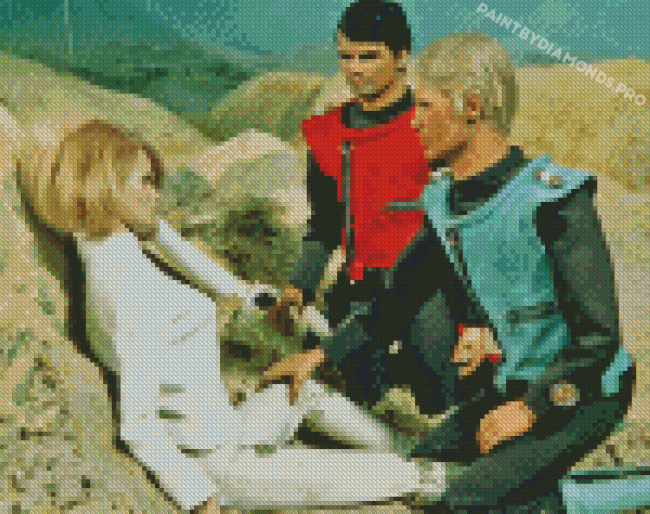 Captain Scarlet Characters Diamond Painting