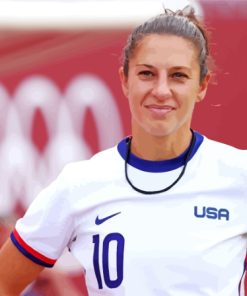 Carli Lloyd American Soccer Diamond Painting