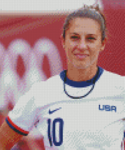 Carli Lloyd American Soccer Diamond Painting