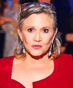 Carrie Fisher Actress Diamond Painting