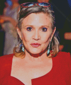 Carrie Fisher Actress Diamond Painting