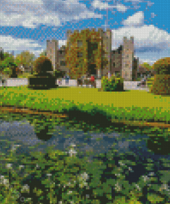 Castle In Hever Village Diamond Painting