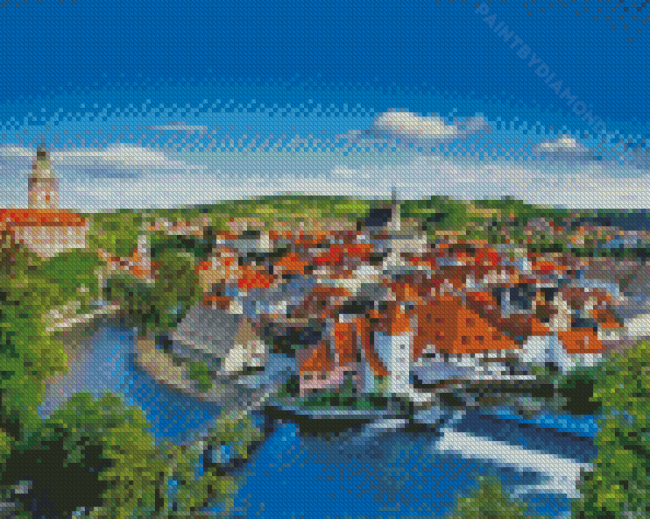 Cesky Krumlov South Bohemia Diamond Painting