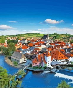 Cesky Krumlov South Bohemia Diamond Painting