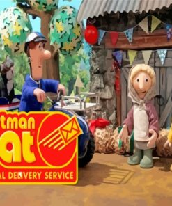 Characters From Postman Pat Diamond Painting