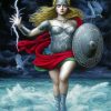 Chie Yoshii Woman Warrior Diamond Painting