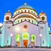 Church Of Saint Sava Diamond Painting