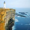 Cliffs With Lighthouse Landscape Diamond Painting