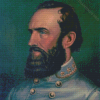 Confederate Commander Stonewall Jackson Diamond Painting