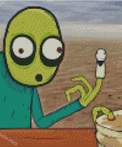 David Firth Salad Fingers Diamond Painting