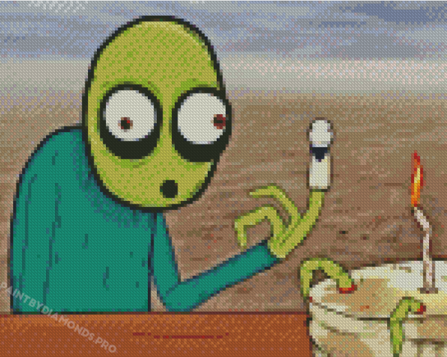 David Firth Salad Fingers Diamond Painting