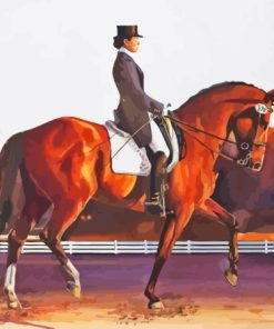 Dressage Horse Show Diamond Painting