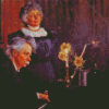 Edvard Grieg Accompanying His Wife Peder Severin Diamond Painting