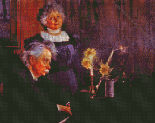 Edvard Grieg Accompanying His Wife Peder Severin Diamond Painting