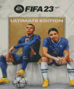 Fifa 23 Game Poster Diamond Painting