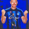 Footballer Edin Dzeko Diamond Painting