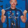 Footballer Edin Dzeko Diamond Painting