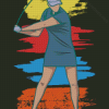 Girl Golf Diamond Painting