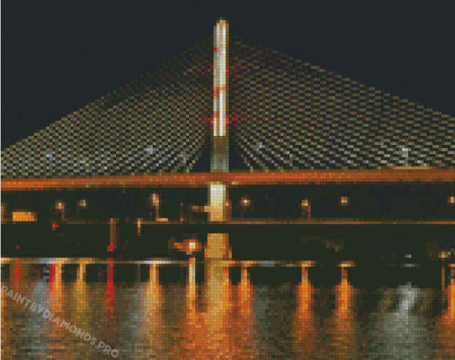 Glass City Skyway Bridge Toledo Ohio Diamond Painting