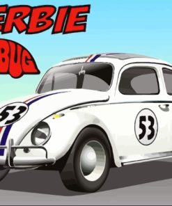 Herbie Car Herbie The Love Bug Movie Diamond Painting