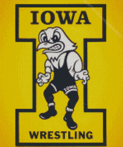 Iowa Wrestling Poster Diamond Painting