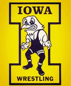 Iowa Wrestling Poster Diamond Painting