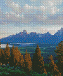 Jackson Lake National Park Diamond Painting