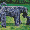 Kerry Blue Terrier Diamond Painting