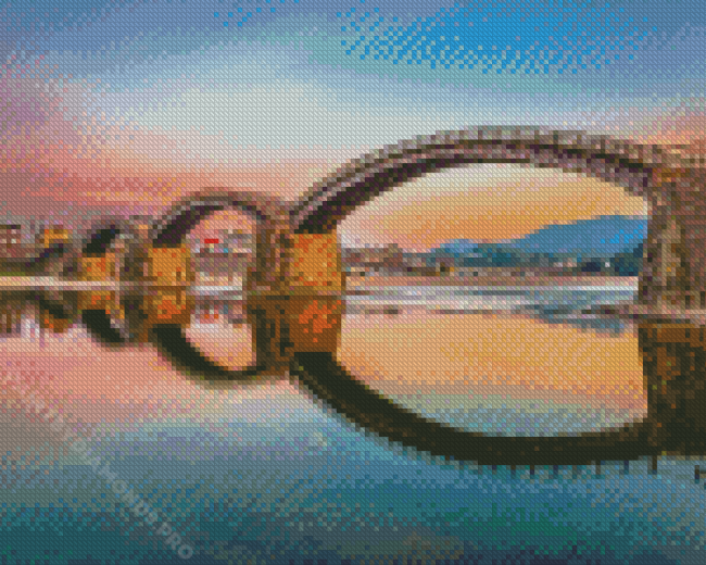 Kintai Kyo Japan Bridge Diamond Painting