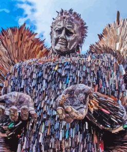 Knife Angel Diamond Painting