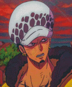 Law From One Piece Diamond Painting