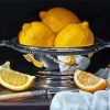 Lemons In Silver Bowl Diamond Painting