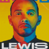 Lewis Hamilton Magazine Cover Diamond Painting