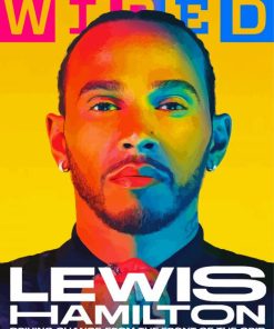 Lewis Hamilton Magazine Cover Diamond Painting