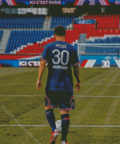 Lionel Messi PSG FC Diamond Painting