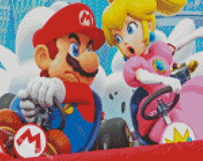 Mario Kart Serie Diamond Painting