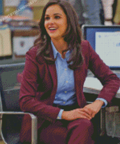 Melissa Fumero Amy Santiago Brooklyn 99 Diamond Painting