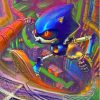 Metal Sonic Art Diamond Painting