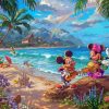 Mickey And Minnie Hawaii Art Diamond Painting