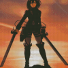 Mikasa Ackerman Anime Diamond Painting