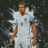 Monochrome Harry Kane Diamond Painting