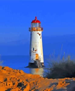 Noth Wales Talacre Lighthouse Diamond Painting