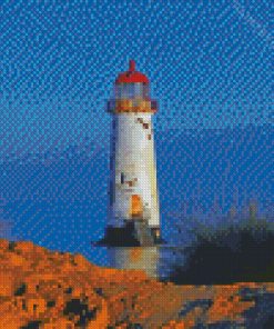 Noth Wales Talacre Lighthouse Diamond Painting