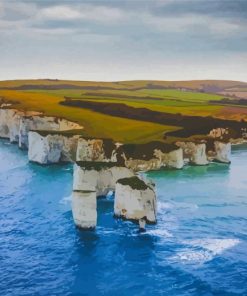 Old Harry Rocks In Southern England Diamond Painting