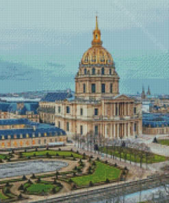 Paris Les Invalides Landmark Diamond Painting