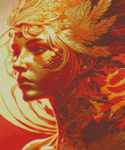 Phoenix Lady Diamond Painting