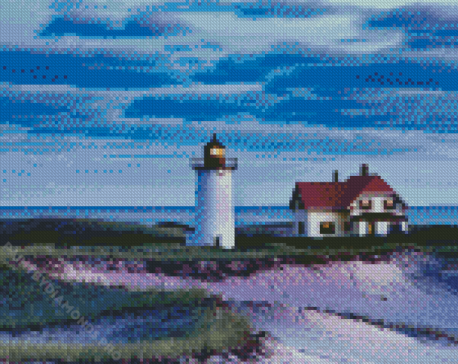 Provincetown Race Lighthouse Diamond Painting