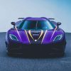 Purple Koenigsegg Agera Diamond Painting