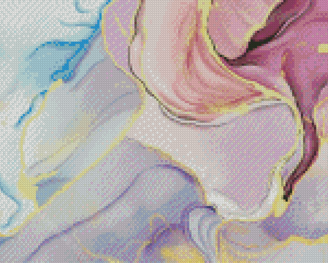 Purple And Pink Marble Diamond Painting